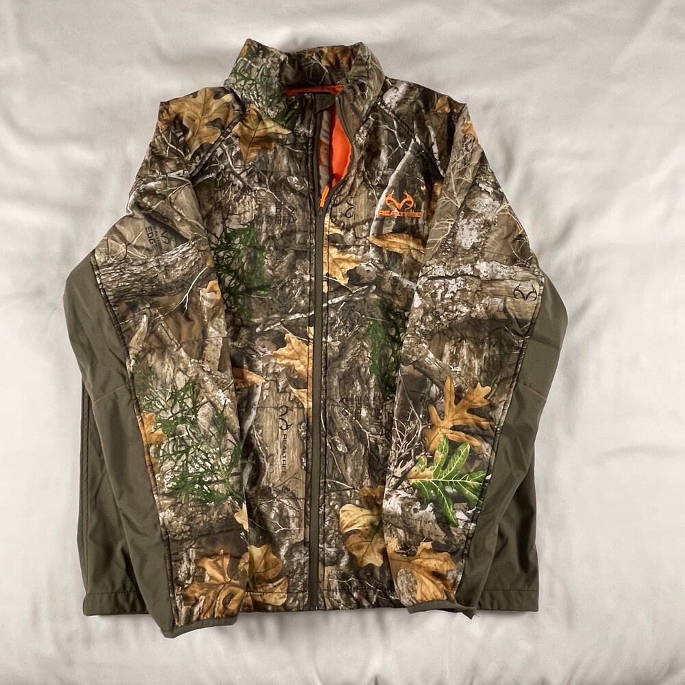 Realtree Xtra Camo Jacket Thinsulate Full Zip Mens Puffer Jacket Size L
